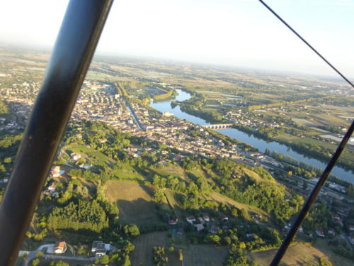 Moissac vue du nord ouest