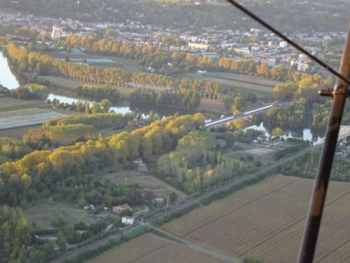 Le pont Cacor et le pont canal sur le Tarn